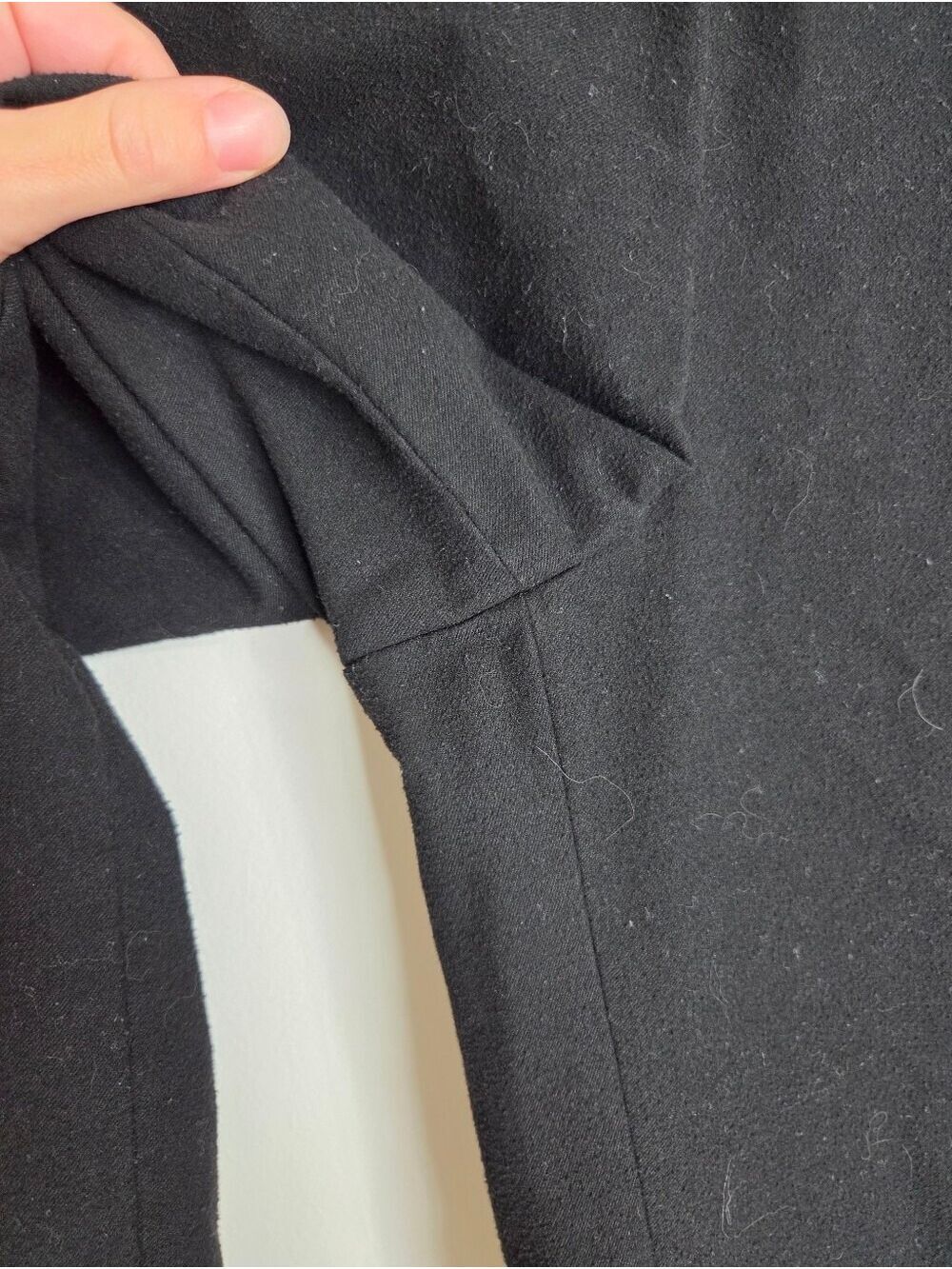 Aritzia The Group By Babaton "Jimmy" Black Mid Rise Twill Pants Size S - Picture 5 of 13